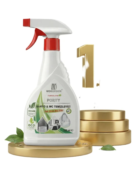 Worldchem Banyo Wc Temizleme 12x500 Ml - Resim 2