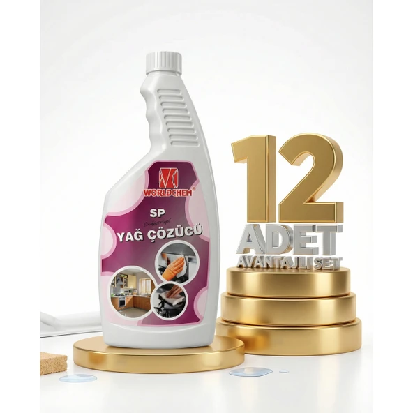 Worldchem Yağ Çözücü 12x500 Ml ürün görseli 1