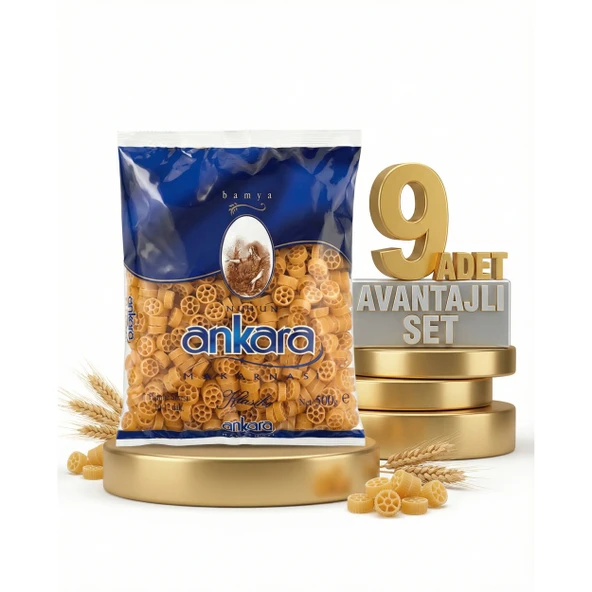 Ankara Makarna Bamya 9x500 Gr ürün görseli 1