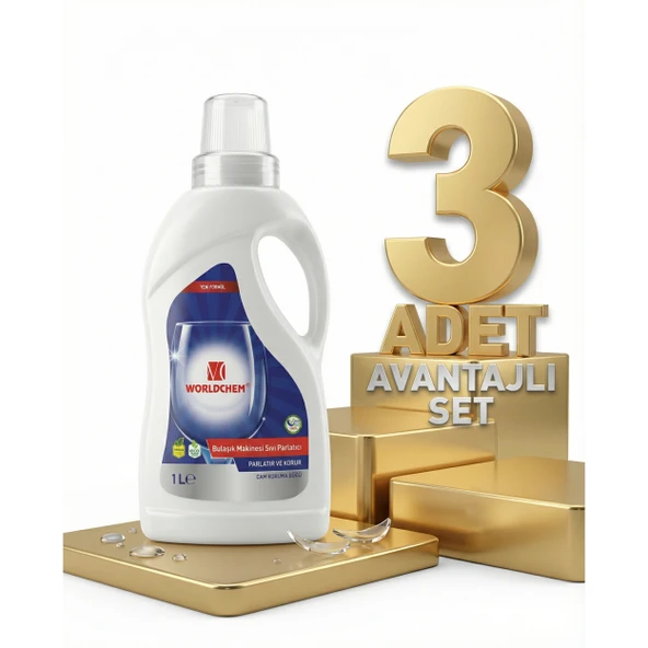 Worldchem Bulaşık Parlatıcı 3x1 Lt ürün görseli 1