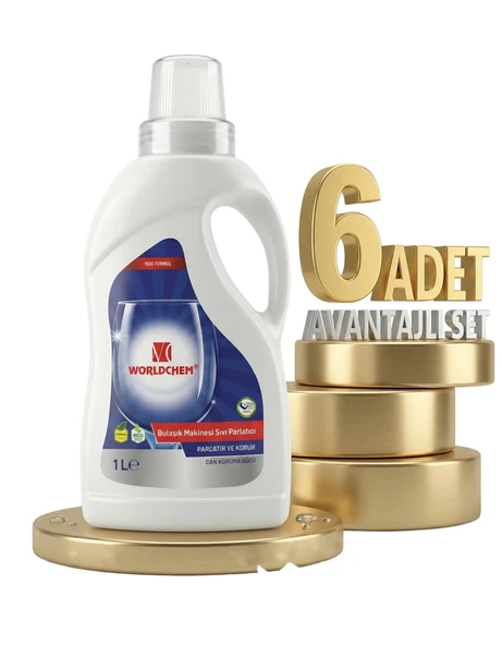 Worldchem Bulaşık Parlatıcı 6x1 Lt ürün görseli 1