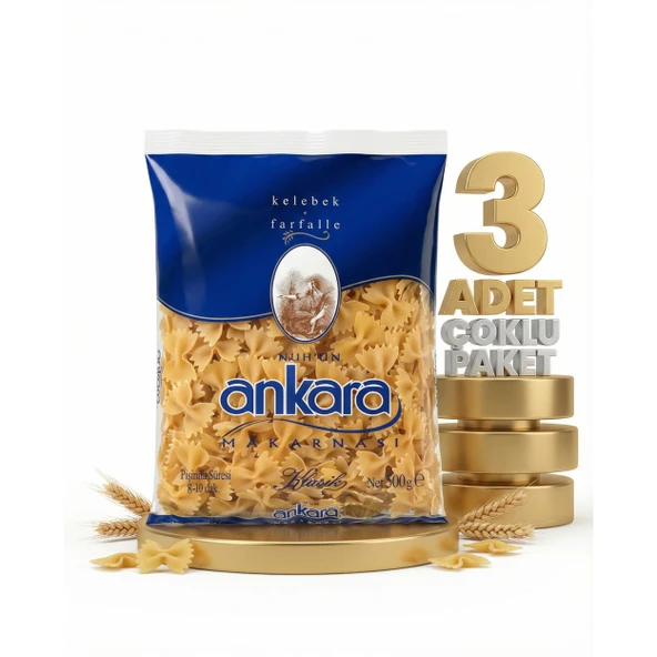 Ankara Fiyonk Makarna 3x500 Gr ürün görseli 1