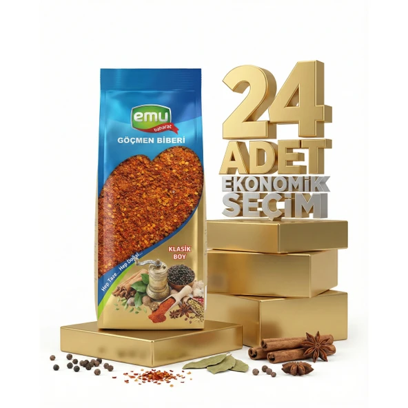 Emu Göçmen  Acı Pul Biber 24x40 Gr ürün görseli 1