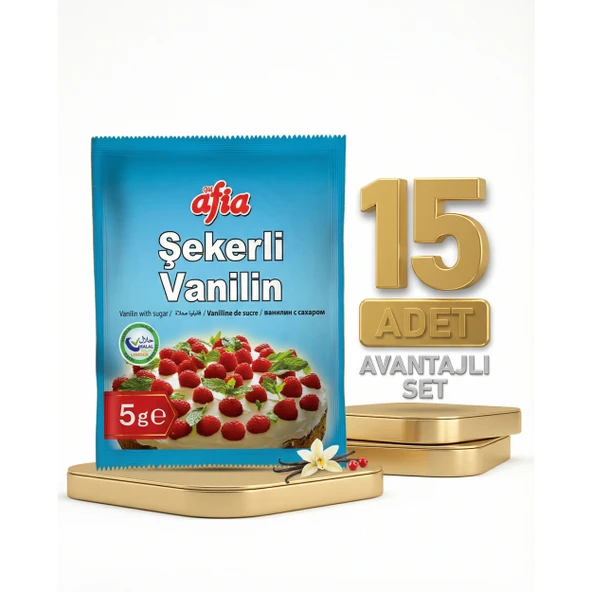 Afia Şekerli Vanilin 15x10lu - Resim 2