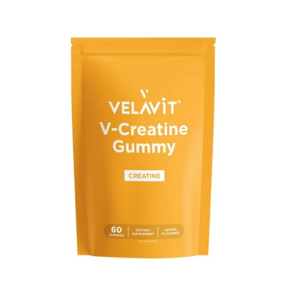 Velavit V-Creatine Gummy 60 Çiğnenebilir Form ürün görseli 1