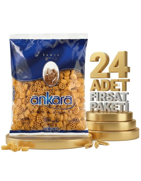 Ankara Makarna Bamya 24x500 Gr - Resim 2