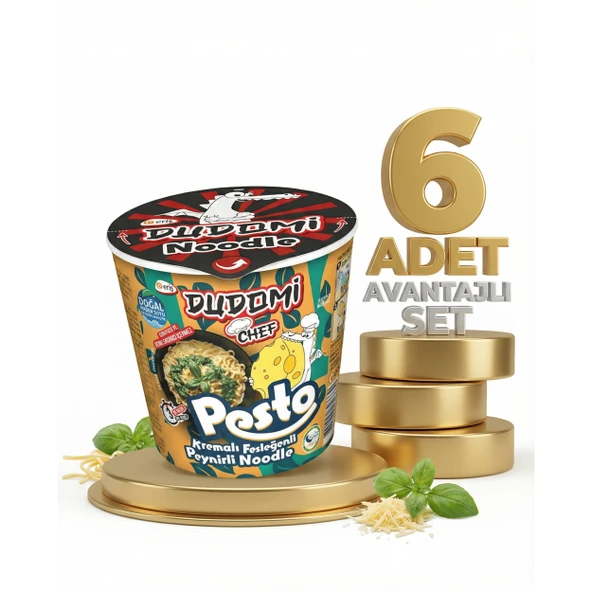Dudomi Bardak Kremalı Pesto Soslu 6x80 Gr ürün görseli 1