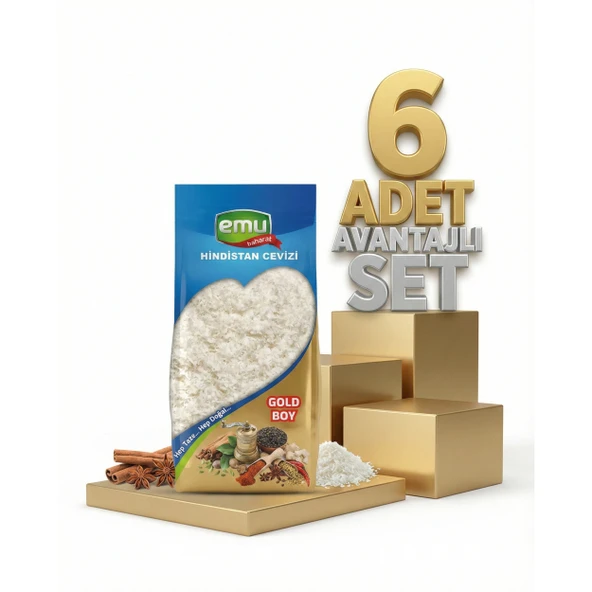 Emu Hindistan Cevizi 6x130 Gr ürün görseli 1