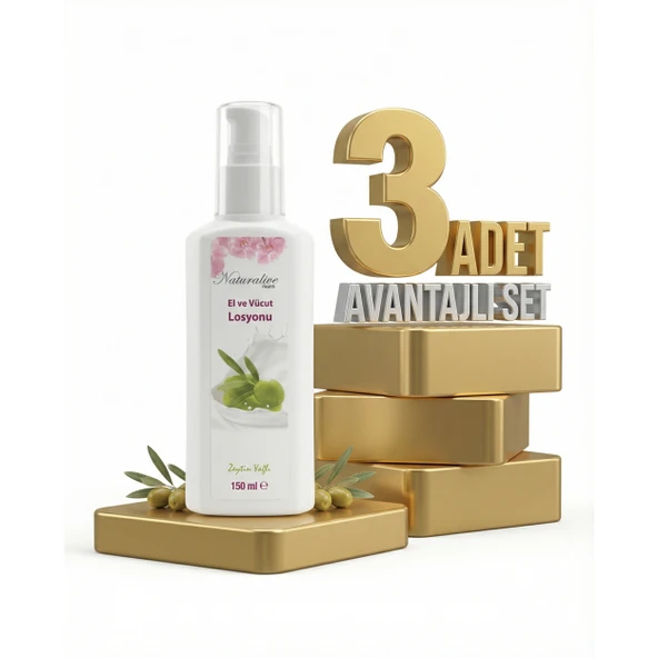 Naturalive El Ve Vücut Losyonu 3x150 Ml ürün görseli 1