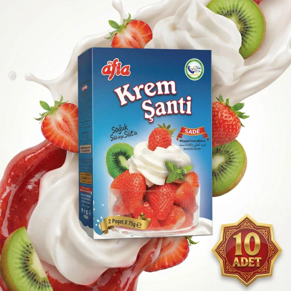 Afia Sade Krem Şanti 10x150 Gr - Resim 2