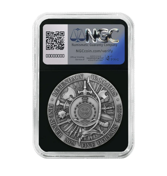 AgaKulche Samuray Gümüş Sikke Coin - Resim 2