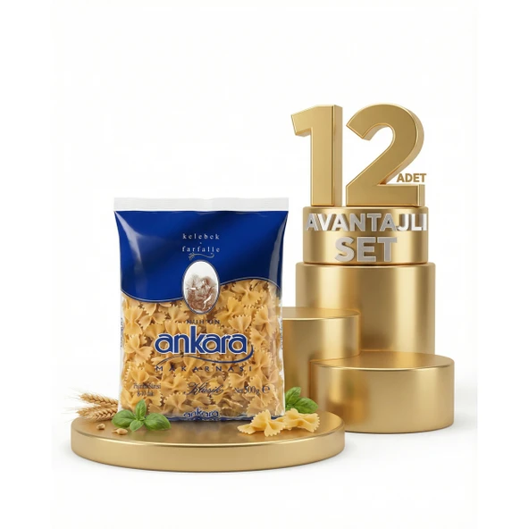 Ankara Fiyonk Makarna 12x500 Gr ürün görseli 1