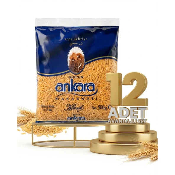 Ankara Arpa Şehriye Makarna 12x500 Gr ürün görseli 1