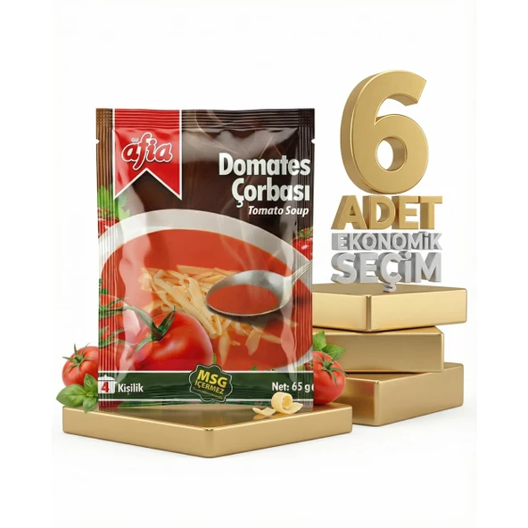 Afia Domates Çorbası 65 Gr 5 Alana 1 Bedava ürün görseli 1