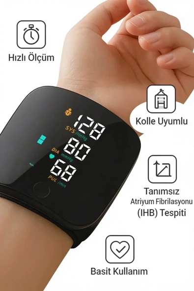 Ev ve Ofis Kullanımına Uygun Koldan Ölçer Dijital Tansiyon Aleti ürün görseli 1