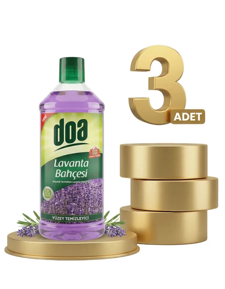 Doa Yüzey Temizleyici Lavanta Bahçesi 3x1 Lt ürün görseli 1