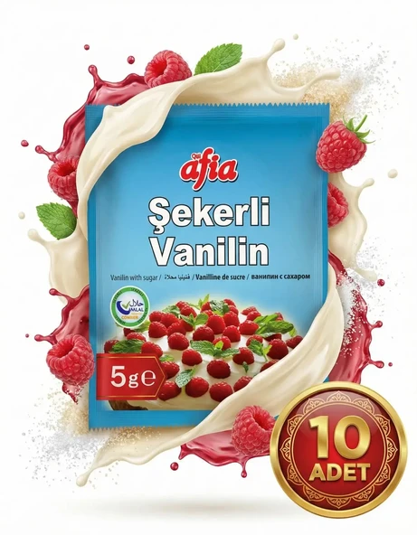 Afia Şekerli Vanilin 10x10lu - Resim 4
