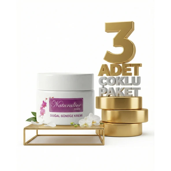 Naturalive Yağlı Doğal Gündkremi 3x50 Ml ürün görseli 1