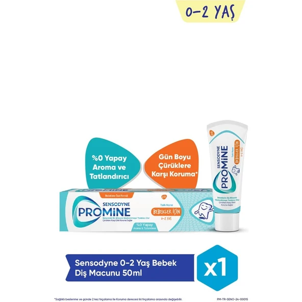 Sensodyne Promine 0-2 Yaş Diş Macunu ürün görseli 1