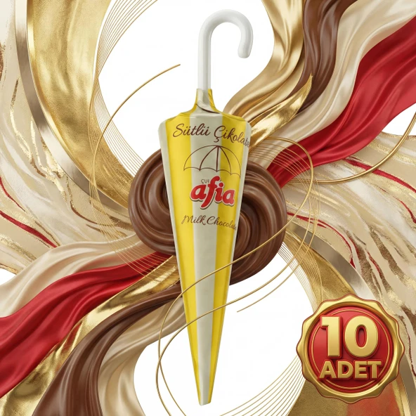 Afia Şemsiye Çikolata 10x25 Gr - Resim 3