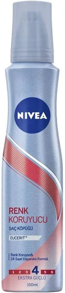Nivea Saç Köpüğü 150 ml 04 Renk Koruyucu Ekstra Güçlü ürün görseli 1