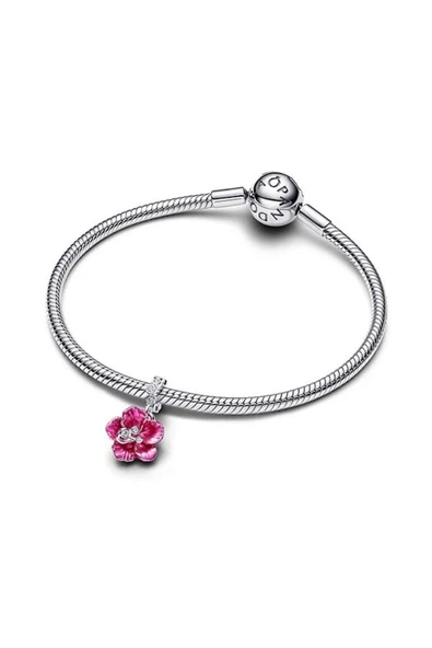 Amber Çiçeği Sallantılı Charm - Resim 2