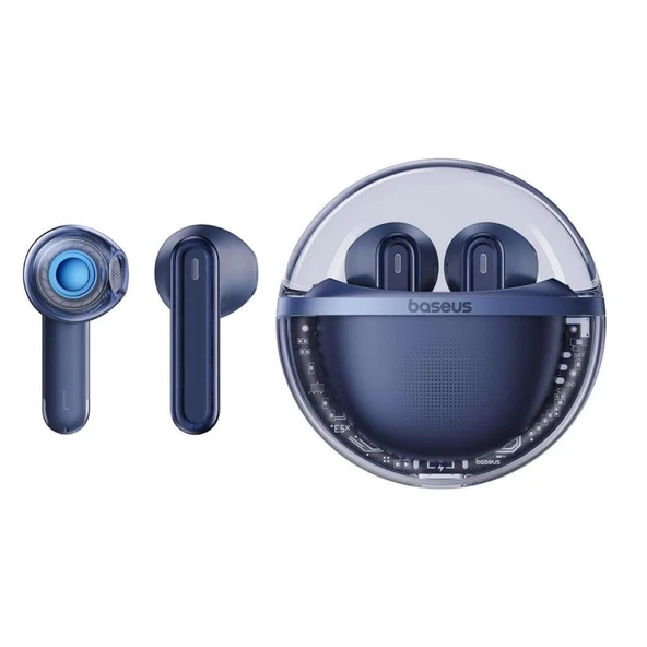 Baseus BT5.3V Oyun ve Müzik Modlu Mikrofonlu Bluetooth Kulaklık, Uzun Şarjlı Led Işıklı Gecikmesiz Kulaklık ürün görseli 1