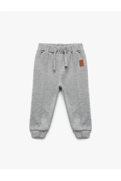 Koton Erkek Bebek Beli lastikli Cepli Basic Jogger Eşofman Altı ürün görseli 1