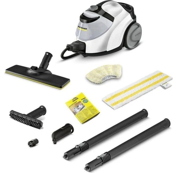 Karcher Sc 5 Easyfix Iron Plug Buharlı Temizleyici 2200W 4.2 Bar Yüksek Performanslı Cam Halı Sert Zemin Kimyasalsız Hijyenik Profesyonel Ev Tipi Yüksek Basınçlı Buhar Temizlik Makinesi Garantili ürün görseli 1
