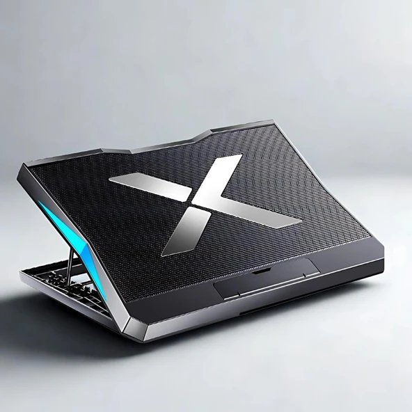 Polham Ultra Sessiz 6 Fanlı Gaming Laptop Soğutucu, Süper Soğutucu Led Işıklı Dayanıklı Laptop Standı ürün görseli 1