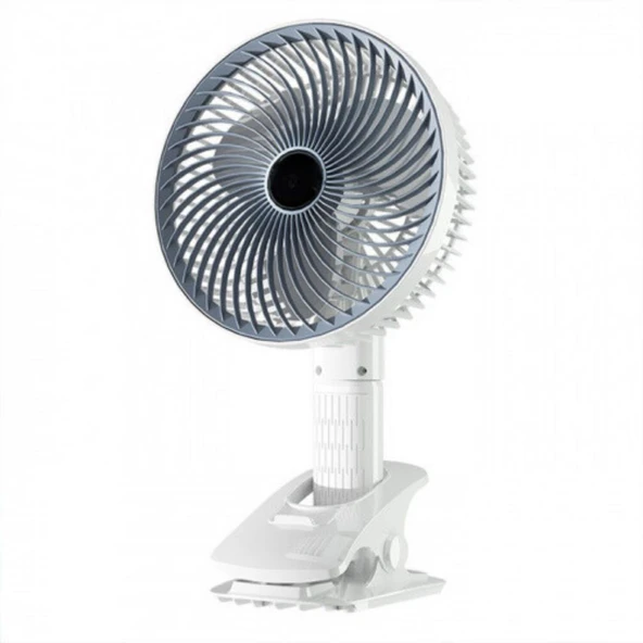 Polham 1200mAh Klipsli Masaüstü Vantilatör, Portatif, Taşınabilir Hafif Fan, Ofis, Ev İçin Mini Fan ürün görseli 1
