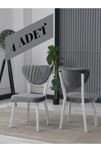 ELMA SANDALYE BEYAZ AYAK ( 4 ADET ) ürün görseli 1