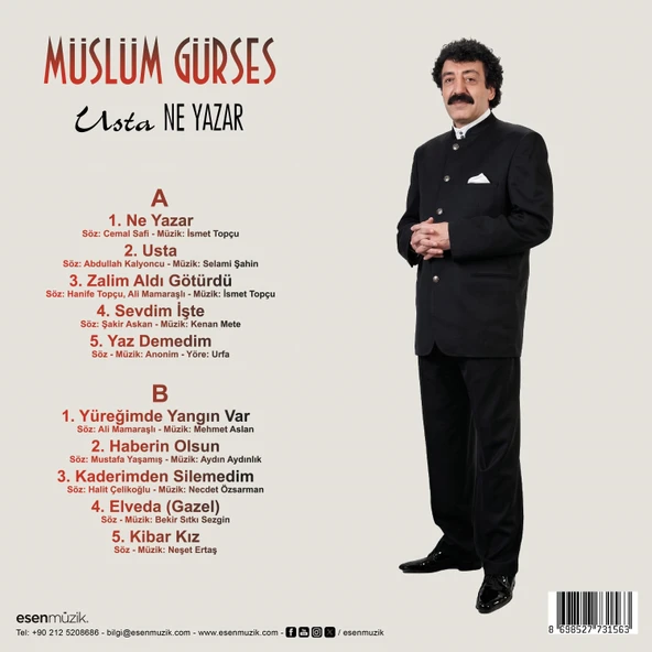 Müslüm Gürses Usta Ne Yazar - Plak - Resim 2