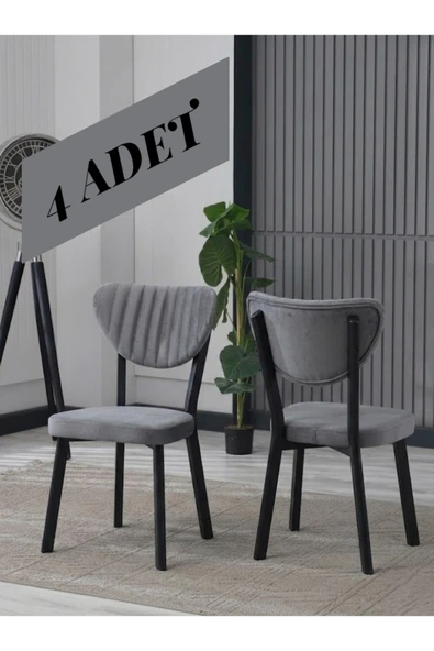 ELMA SANDALYE SİYAH AYAK ( 4 ADET ) ürün görseli 1