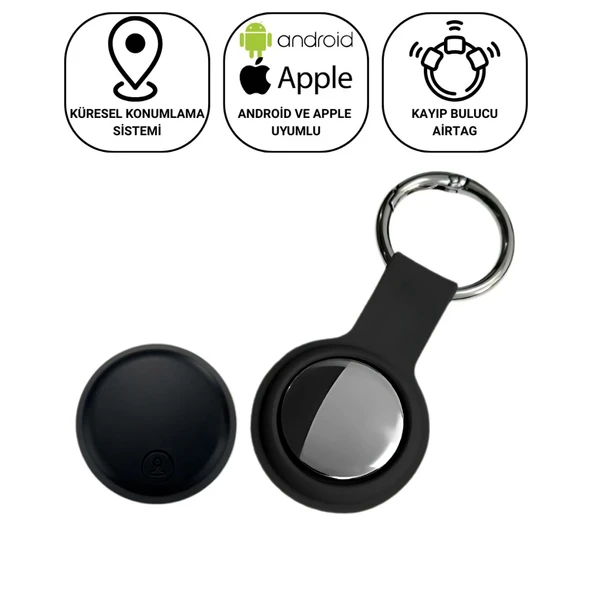 Polham Android ve İos Apple İphone Uyumlu Kayıp Bulucu Airtag, Çocuklar, Evcil Hayvanlar ve Eşyalar İçin Takip Cihazı ürün görseli 1