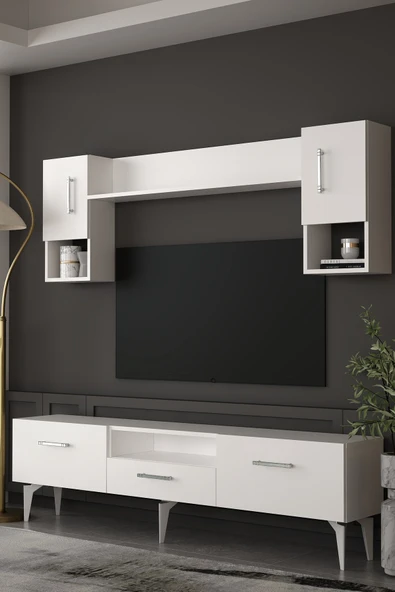 Dekortis Home Dekor 180DHDTÜÇ2 EROS TV ÜNİTESİ TAKIMI ürün görseli 1