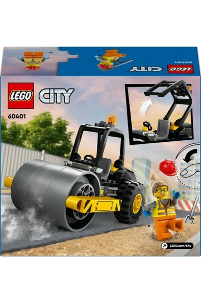 LEGO ® City Yol Silindiri 60401 -5 Yaş ve Üzeri İçin Yaratıcı Oyuncak Yapım Seti (78 Parça) ürün görseli 1