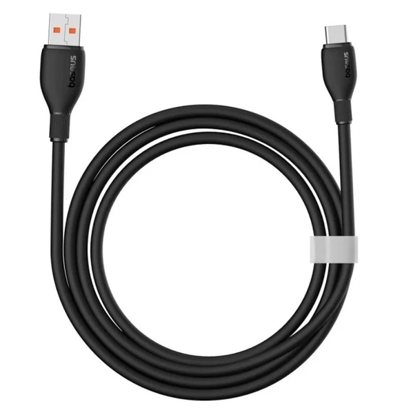 Baseus MEGA Hızlı 1.2MT 100W Type-C Şarj Kablosu, Akım Ve Isı Korumalı Type C Kablo, PC, Telefon, Tablet Şarjı ürün görseli 1