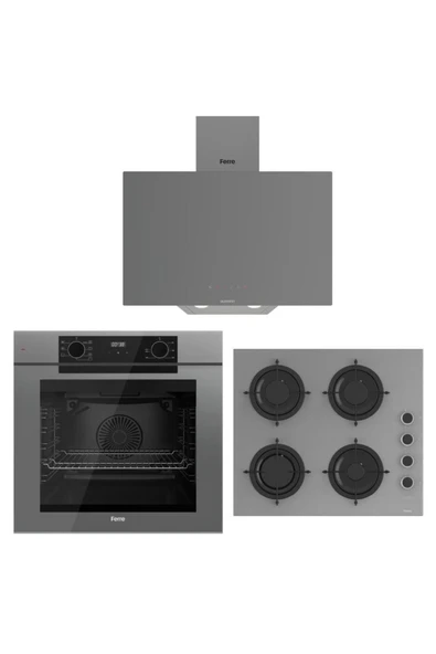 Artline Gri Ankastre Set (D079-SA - CS208-FA - QEP63CPR ) ürün görseli 1
