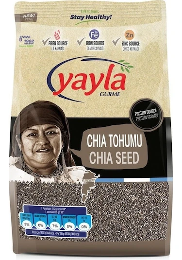500 GR YAYLA GURME CHİA TOHUMU PAKET ürün görseli 1