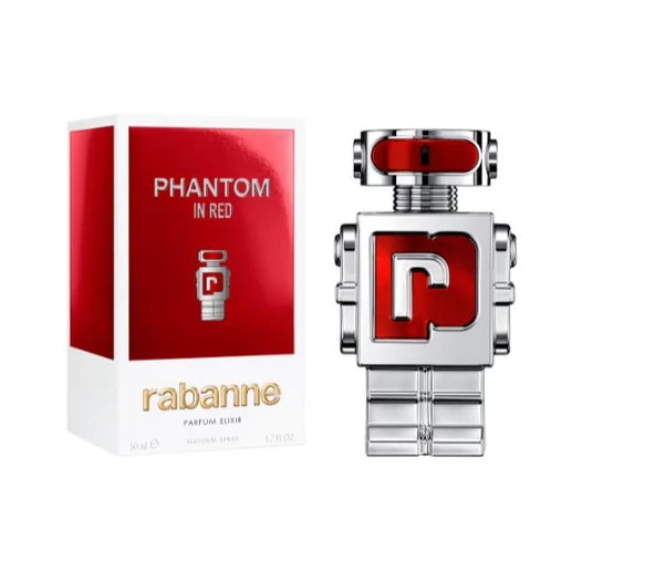 Paco Rabanne Phantom In Red Parfum Elixir 100 Ml Erkek Parfüm - Resim 6