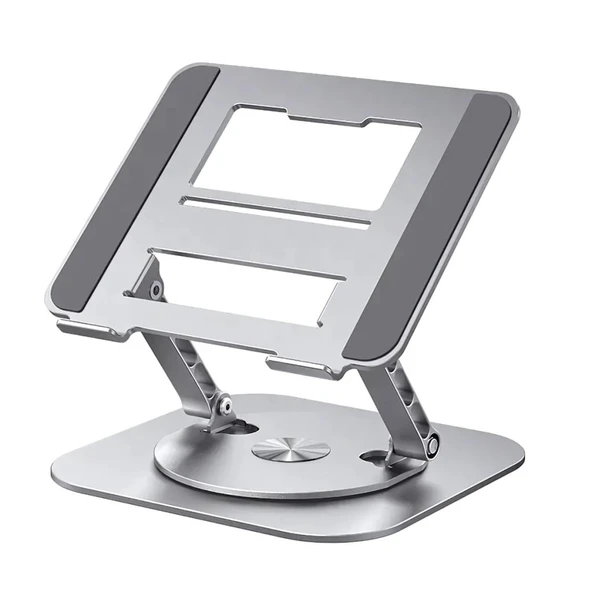 Polham 360 Derece Dönebilen Yükseklik, Açı Ayarlı Notebook, Tablet Standı, Kaydırmaz, Katlanabilir Stand ürün görseli 1