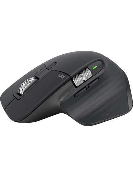 Logitech MX Master 3S Performans 8000 DPI Optik Sensörlü Sessiz Kablosuz Mouse - Siyah/ OUTLET ürün görseli 1