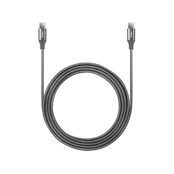 Ttec 2 Metre 65W Süper Hızlı Type C to Type C Şarj ve Data Kablosu, Kopmaz Yıpranmaz PD/QC Şarj Destekli Kablo ürün görseli 1