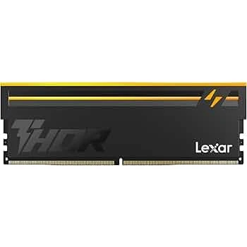 LEXAR 16GB DDR5 6000MHZ CL36 RGB SOĞUTUCULU PC RAM THOR LD5U16G60C360V-RGS ürün görseli 1