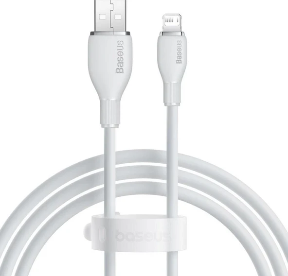 Baseus Ultra Hızlı 1.2MT 2.4A İphone Şarj Kablosu İphone 11 12 13 14 Pro Max Şarj Kablo, Akım ve Isı Korumalı ürün görseli 1