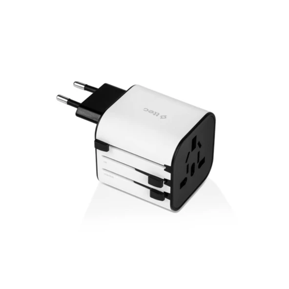 Ttec 3in1 Akım ve Isı Korumalı10A/250V Amerikan/Avrupa/İngiliz Tipi Priz Çevirici Seyahat Şarj Aleti ürün görseli 1