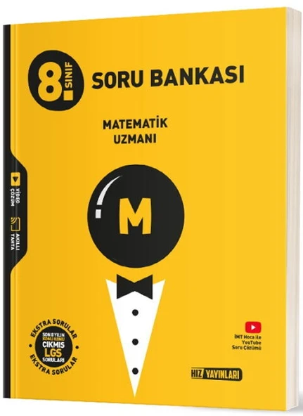 Hız Yayınları 8. Sınıf Matematik Uzmanı Soru Bankası ürün görseli 1