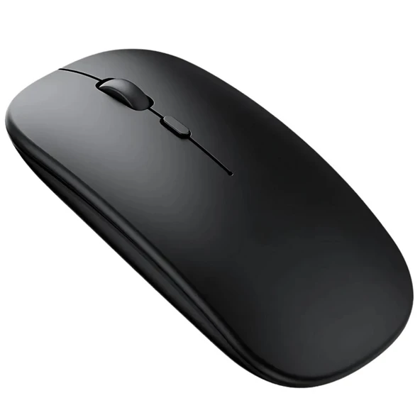 Polham Şarj Edilebilir 600mAh Çift Modlu Kablosuz Mouse, Laptop, Tablet, Telefon, TV Uyumlu Mouse Süper Sessiz ürün görseli 1