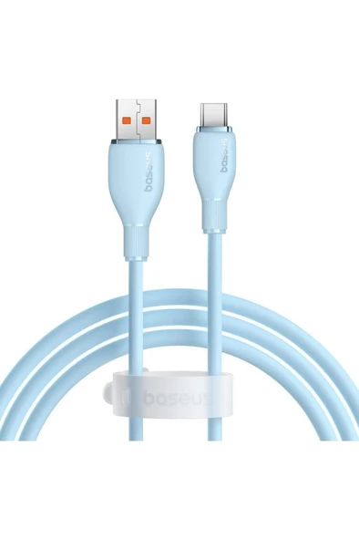 Pudding Serisi Hızlı Şarj ve Data Kablosu USB'den Type-c USB-C'ye 6 Amper 100W, 1,2m ürün görseli 1